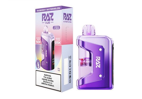 RAZ VUE 50K Disposable Vape Kit Raspberry Watermelon