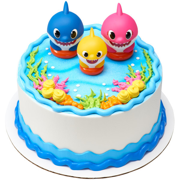 11060 Baby Shark Family Fun Decoset® - LGV Bakery