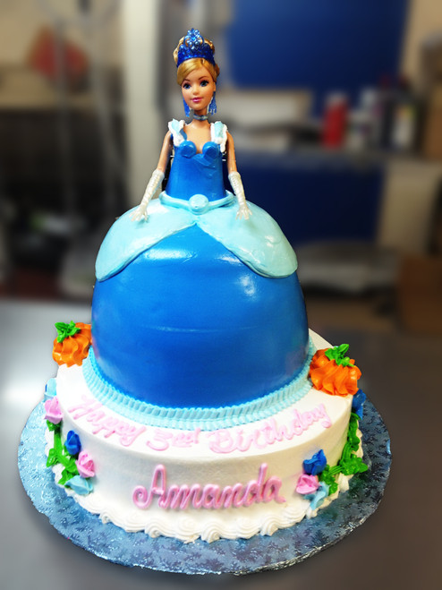 Two-Tier Princess Quinceañera Cake (Model# 12901)