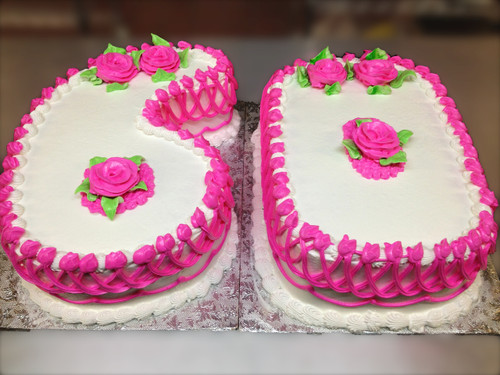 Letter & Number Birthday Cake (Model# 12060)