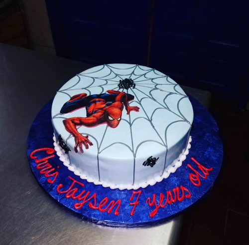 Superhero Birthday Cake (Model# 11011)