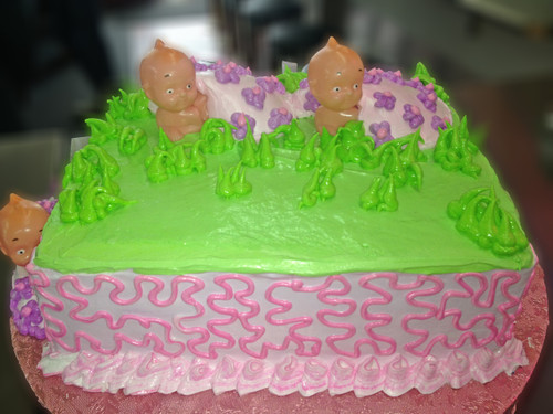 Baby Dolls in the Garden Shower Cake (Model# 41029)