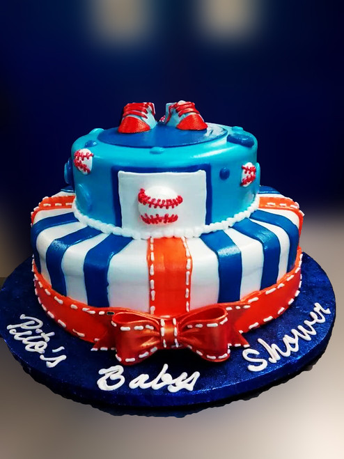 Baseball Baby Shower Cake (Model# 42016)