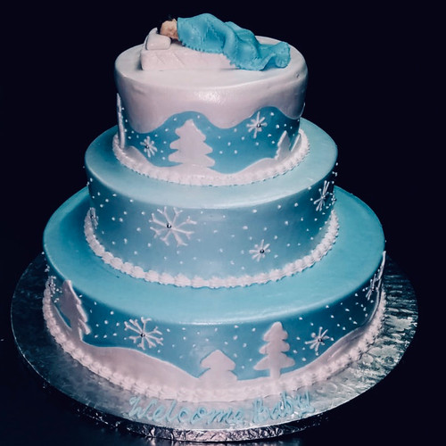 43022 Winter Baby Cake
