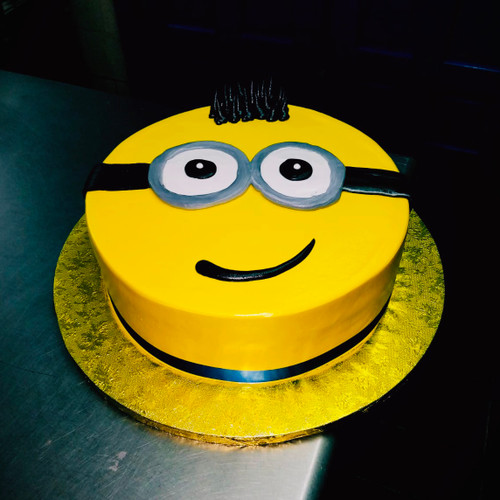 91021 Minion Face Cake