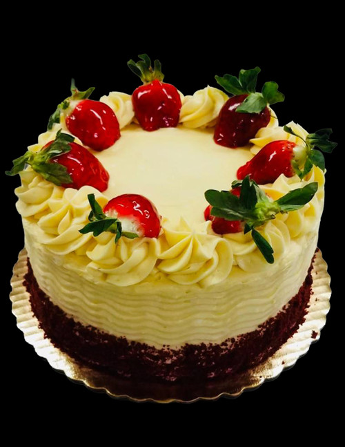 Tres Leches Strawberry & Flan Filling (f-25) Cake