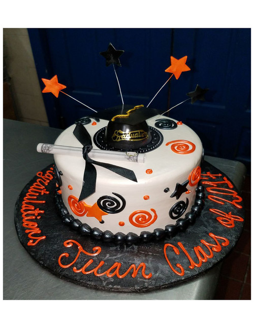 01002 Grad Star Cake