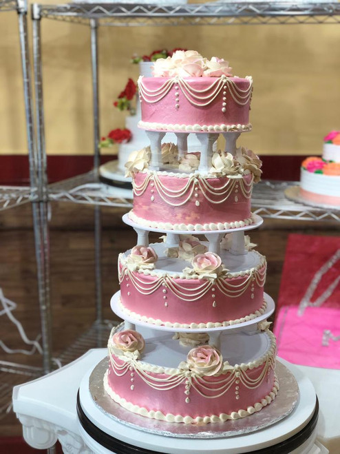 Shimmered Pink Cake (Model# 34003)