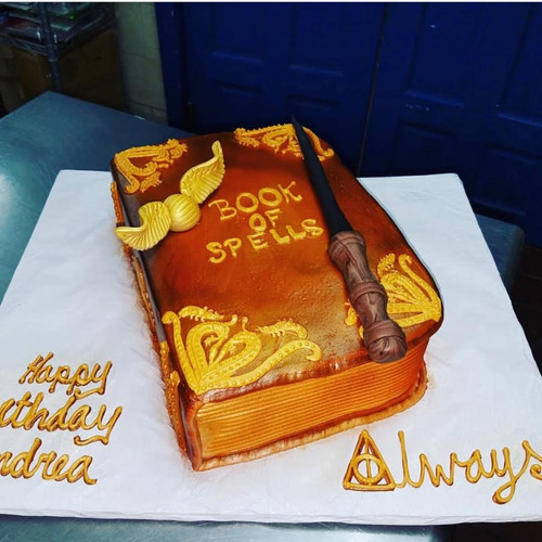 Harry Potter Spell Book Cake