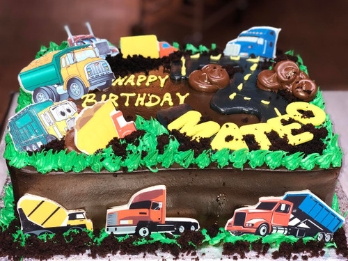 Modelo# 11079 Toy Trucks Cake