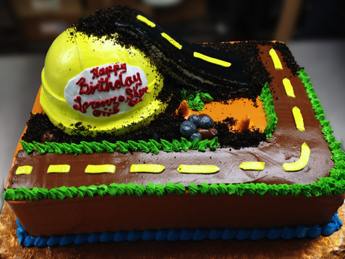 Construction Hat Cake (Model# 12071)