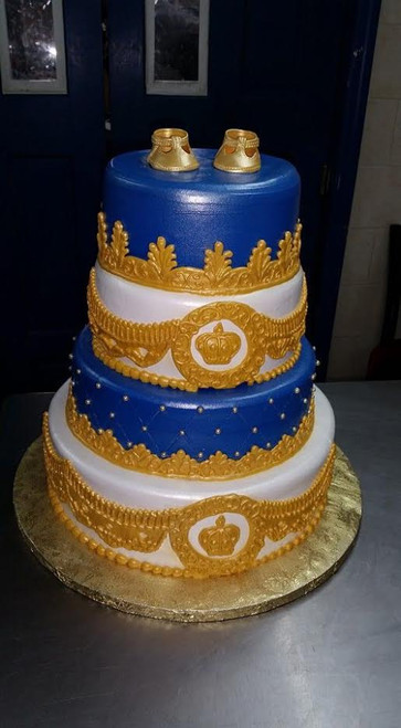Royalty Baby Shower Cake (Model# 44003)