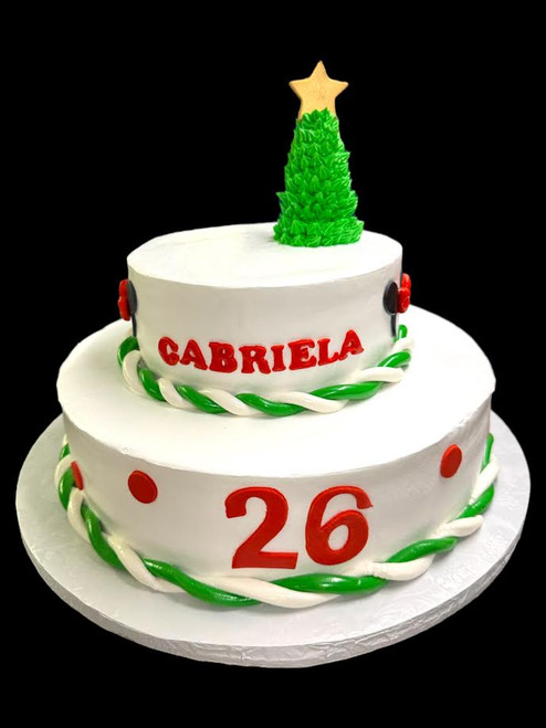 This is the front of the cake
