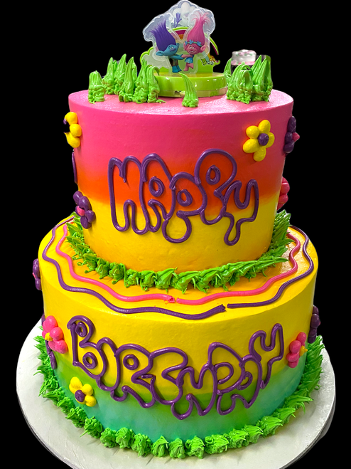 Trolls Cake (Model# 12020)