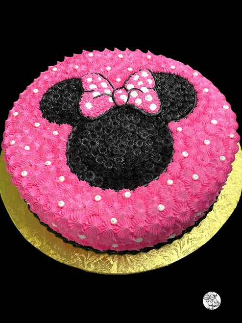 Minnie Mouse Pink Bow Cake (Model# 11126)