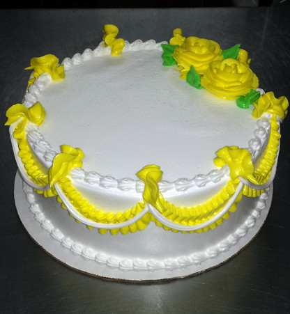 Round Cake Hoja Con Hilo Design (Model# 11014)