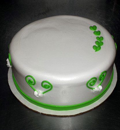 Round Cake Open Heart Design (Model# 11016)
