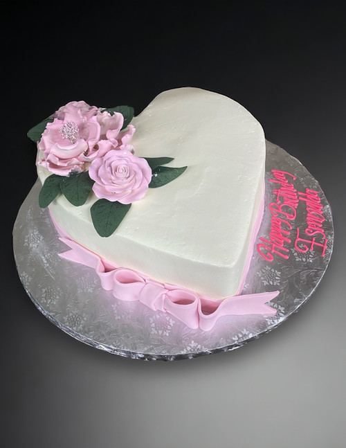Heart With Roses Cake (Model# 61416)