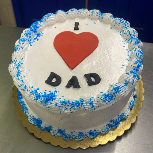 I Love Dad Father's Day Cake (Model# 61404)