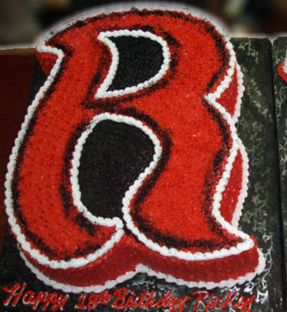 3D Letter r Cake (Model# 91001)