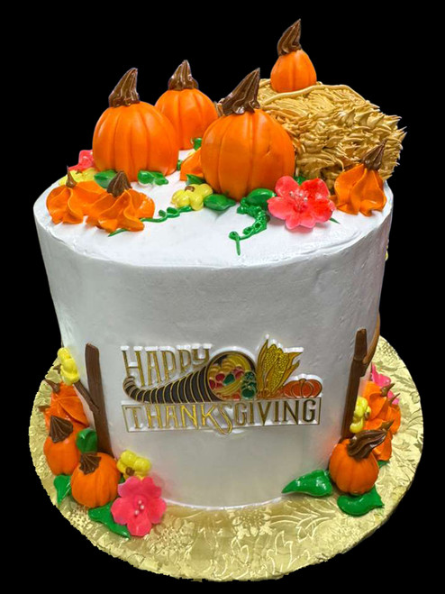 Thanksgiving Pumpkin Harvest Cake (Model# 61709)