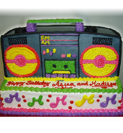 Rad Boom Box Cake (Model# 92001)