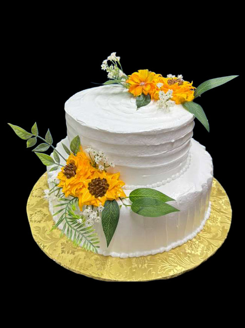 Sunflower Two-Tier Celebration Cake (Model# 62710)