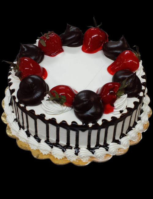 Tres Leches Strawberry & Chocolate Custard (f-19) Cake