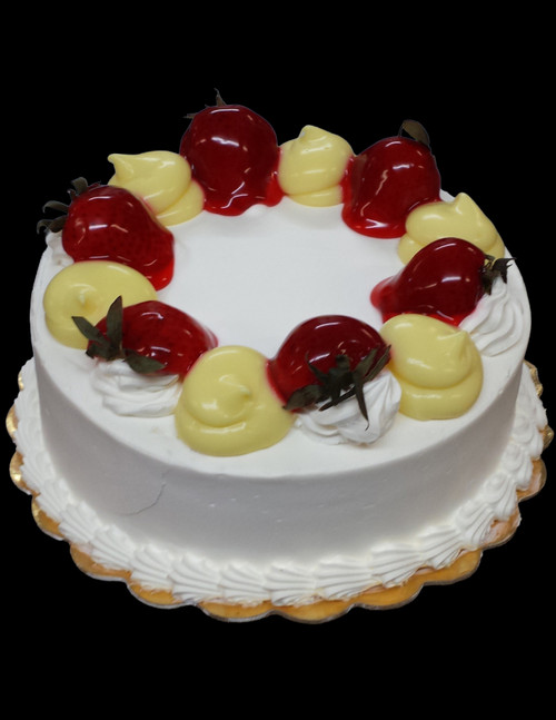 Tres Leches Strawberry & Vanilla Custard (f-20) Cake