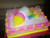 Baby Bottle and ABC Blocks Shower Cake (Model# 42012)