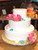 Sea Shells & Magnolia Flower W/leaves Size: 4 Cake