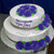 Purple Roses Two-Tier Birthday Cake (Model# 62703)