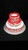 Red Hearts and Scrollwork Tiered Cake (Model# 23010)