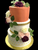 Terracotta Roses and Greenery Tiered Cake (Model# 33004)