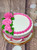 Pink Rosette Floral Cake (Model# 11114)