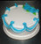 Round Cake Hoja Con Hilo Design (Model# 11014)