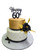 Elegant Gold 60th Birthday Cake (Model# 12032)