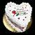 Valentine's Day Red Rose Heart Cake (Model# 61203)