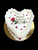 Valentine's Day Red Rose Heart Cake (Model# 61203)