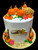 Thanksgiving Pumpkin Harvest Cake (Model# 61709)