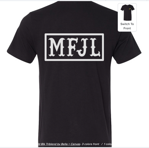 BLACK MFJL TEE