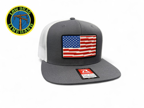 HVOG Charcoal/White Flatbill