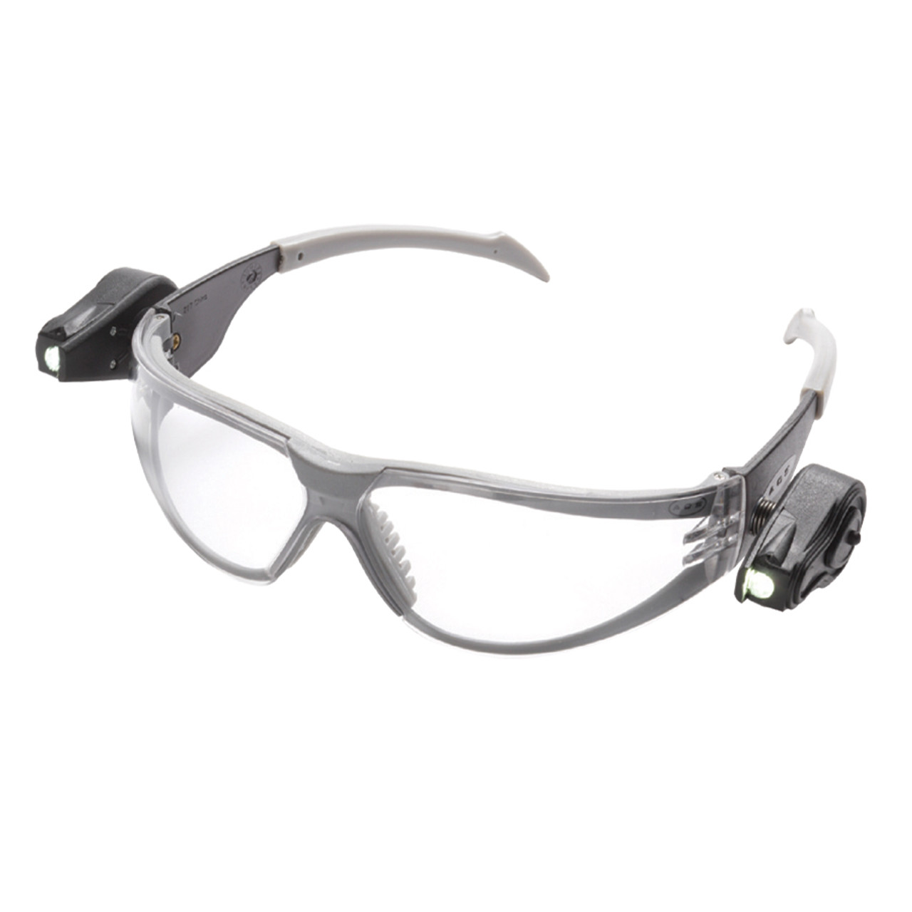 glasses with lights attached