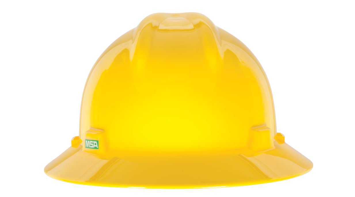 MSA Skullgard Full Brim Hard Hat Yellow campestre.al.gov.br