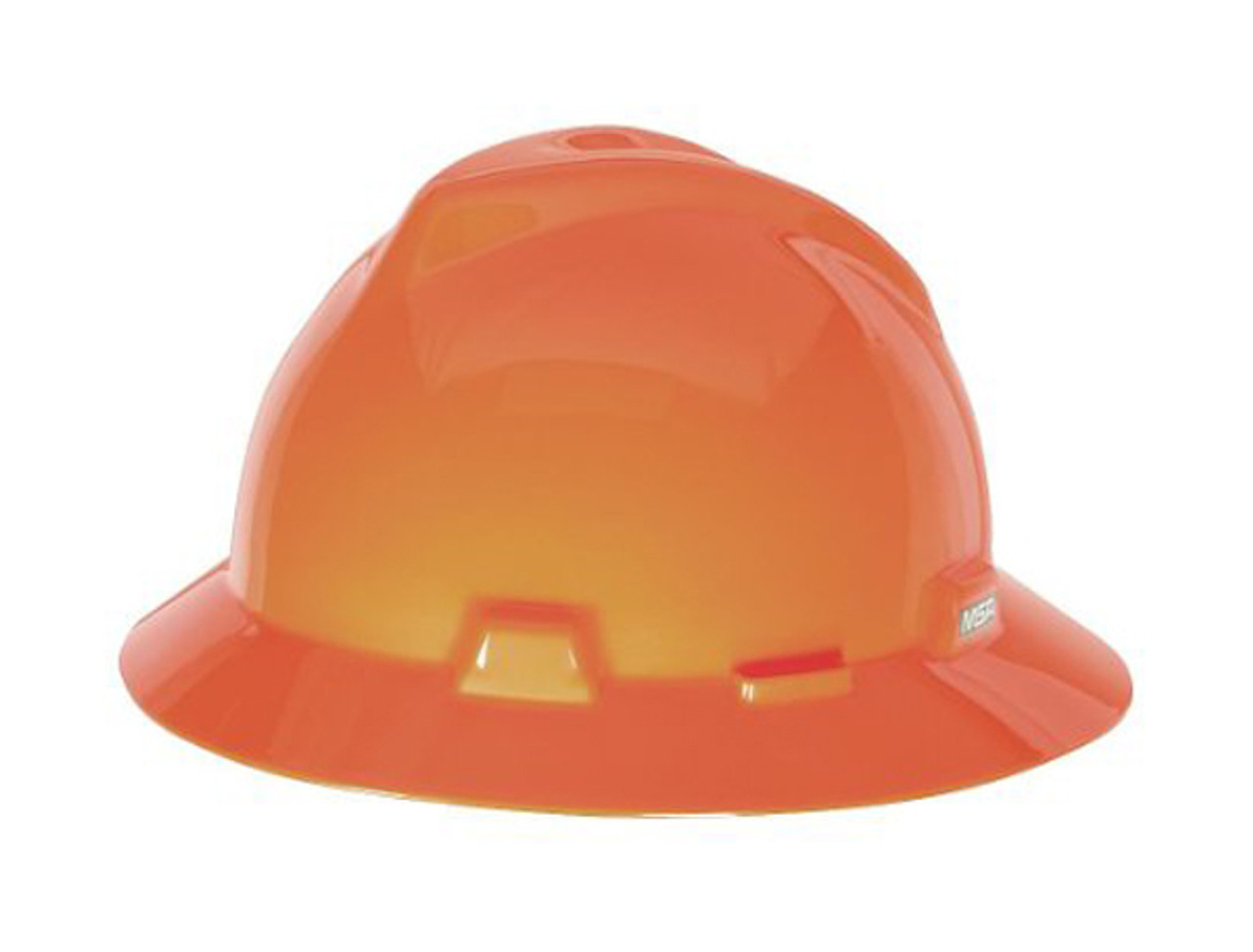 orange brim hat