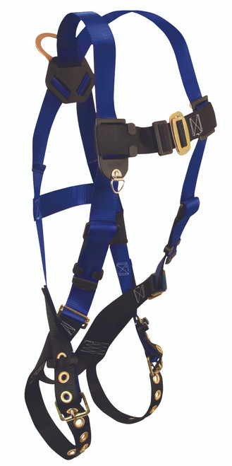 FallTech 7016 Contractors Full Body Harness with Tongue Buckle Legs