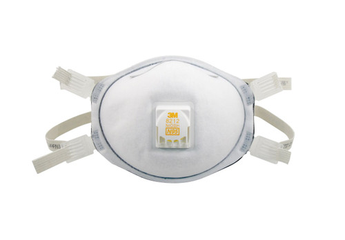 3M 8212 Particulate Respirator N95 with Faceseal (10/Box) 
