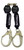 Frontline RPA062R Aramid Fiber Web Twin Leg 6' SRL with Steel Rebar Hook Ends