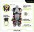 Frontline 100RCTB Reflective Construction Full Body Harness with Tongue Buckle Legs and Trauma Straps