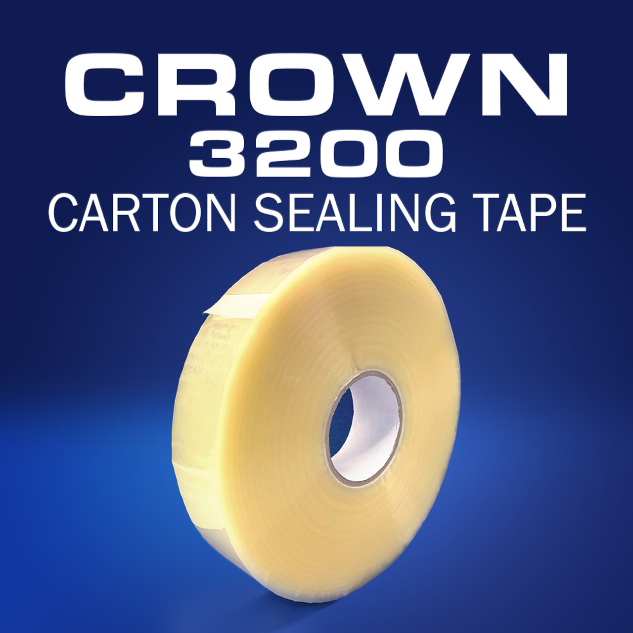 920903 IPG Polypropylene Carton Sealing Tape, Hot Melt Resin Adhesive, 72mm  X 100m, 24 PK